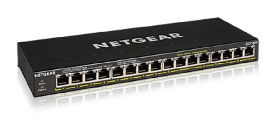Image of NETGEAR GS316PP Unmanaged Gigabit Ethernet (10/100/1000) Power...