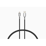 Cygnett Lightning - USB-A 2 m Black, Stainless steel