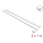 DeLOCK 22088 cable organizer Universal Cable duct White 2 pc(s)