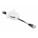 DeLOCK Easy 45 Module Network Retractable Cable RJ45 Cat.5e black