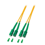 EFB Elektronik O2561.7,5 InfiniBand/fibre optic cable 7,5 m 2x SC OS2 Geel