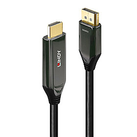 Image of Lindy 40932 video cable adapter 3 m DisplayPort HDMI Black