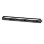 Tripp Lite N252-P24 Cat6 24-Port Patch Panel - PoE+ Compliant, 110/Krone, 568A/B, RJ45 Ethernet, 1U Rack-Mount, TAA