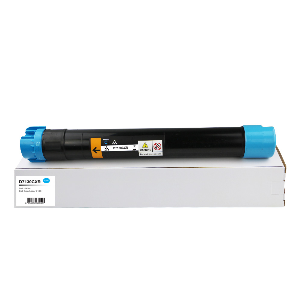 Image of CTS Wholesale Remanufactured Dell 7130 Hi Cap Cyan Toner Ctg 593-10876