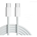 JLC WA60 Type C (Male) to Type C (Male) 60W Braided Cable – 1M White