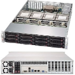 Supermicro SuperChassis 829HE1C4-R1K62LPB Rack Black 1600 W