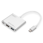 Digitus USB Type-Câ„¢ 4K HDMI Multiport Adapter, 3-Port