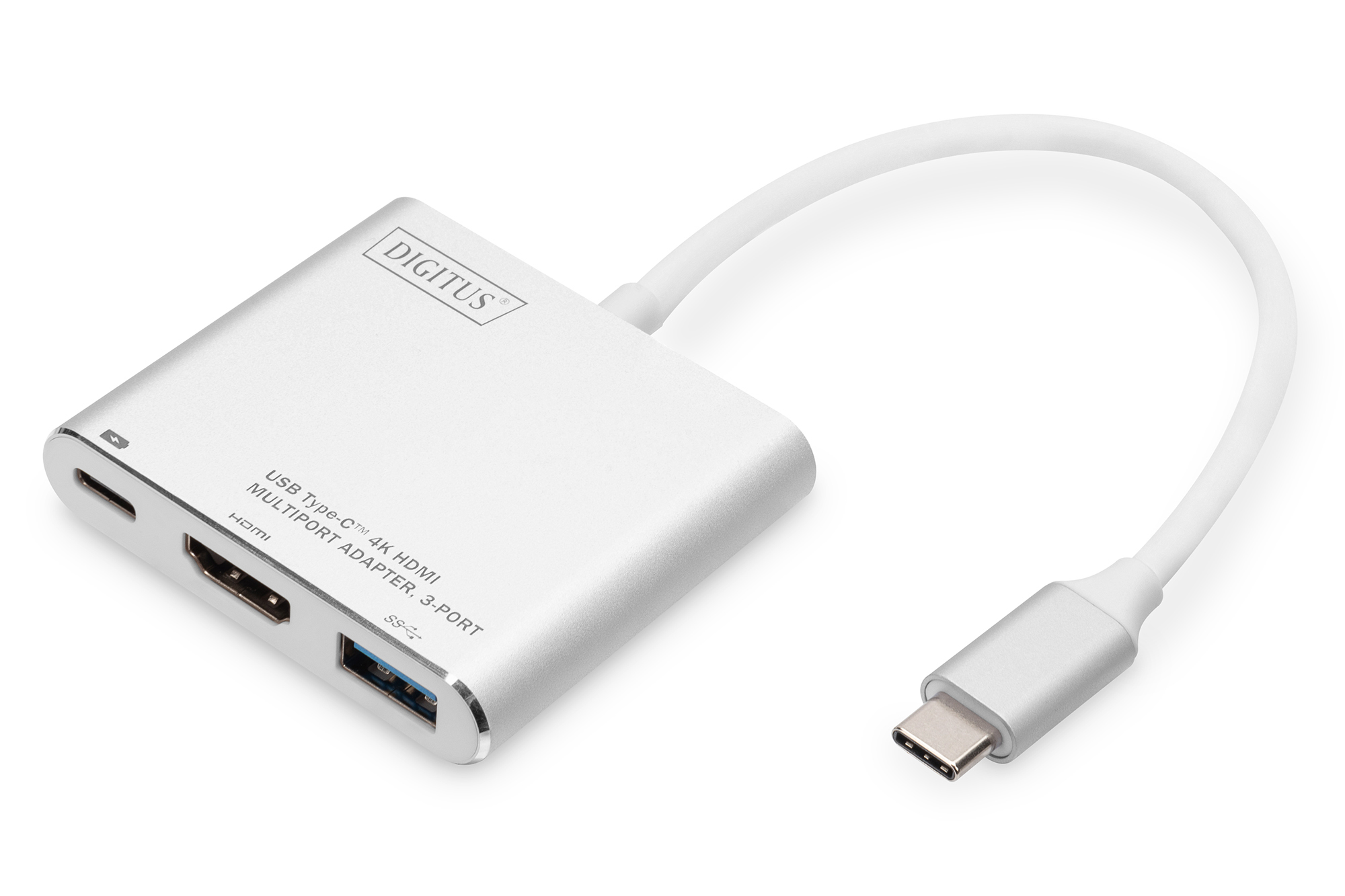 Image of Digitus USB Type-C 4K HDMI Multiport Adapter, 3-Port