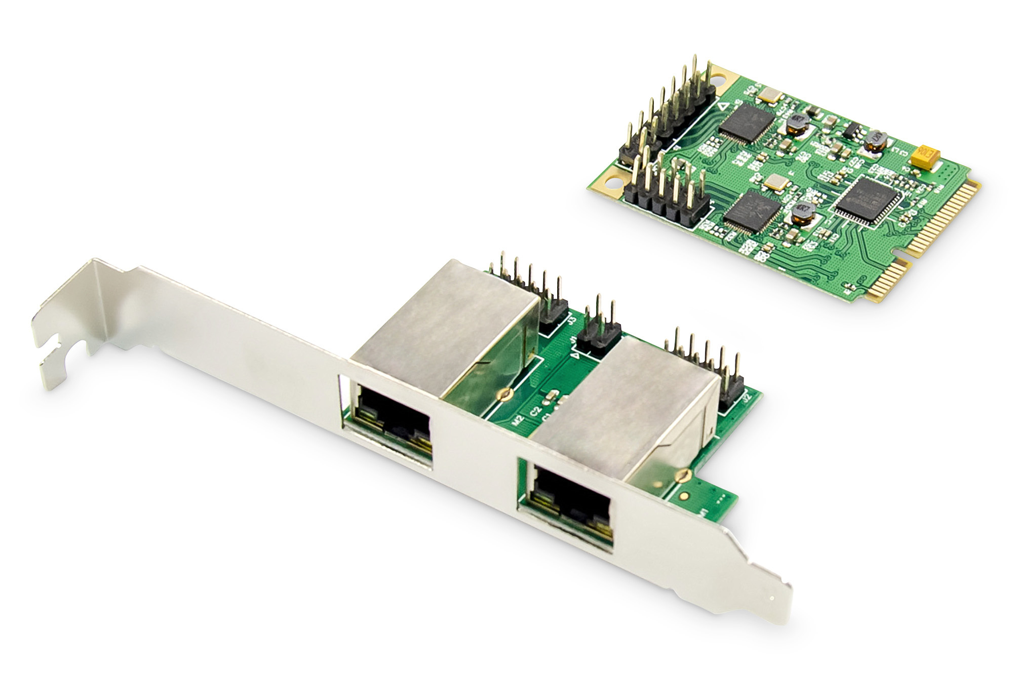 Image of Digitus Dual Gigabit Ethernet Mini PCI Express Network Card