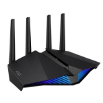 ASUS (RT-AX82U) AX5400 (574+4804Mbps) Wireless Dual Band RGB Wi-Fi 6 Router Mobile Game Mode 802.11ax AiMesh Lifetime Free Internet Security