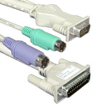 Rose UltraCable KVM cable White 3 m