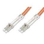 FDL 2M OM2 50/125 DLX 2.8mm LC-LC FIBRE OPTIC CABLE - ORANGE