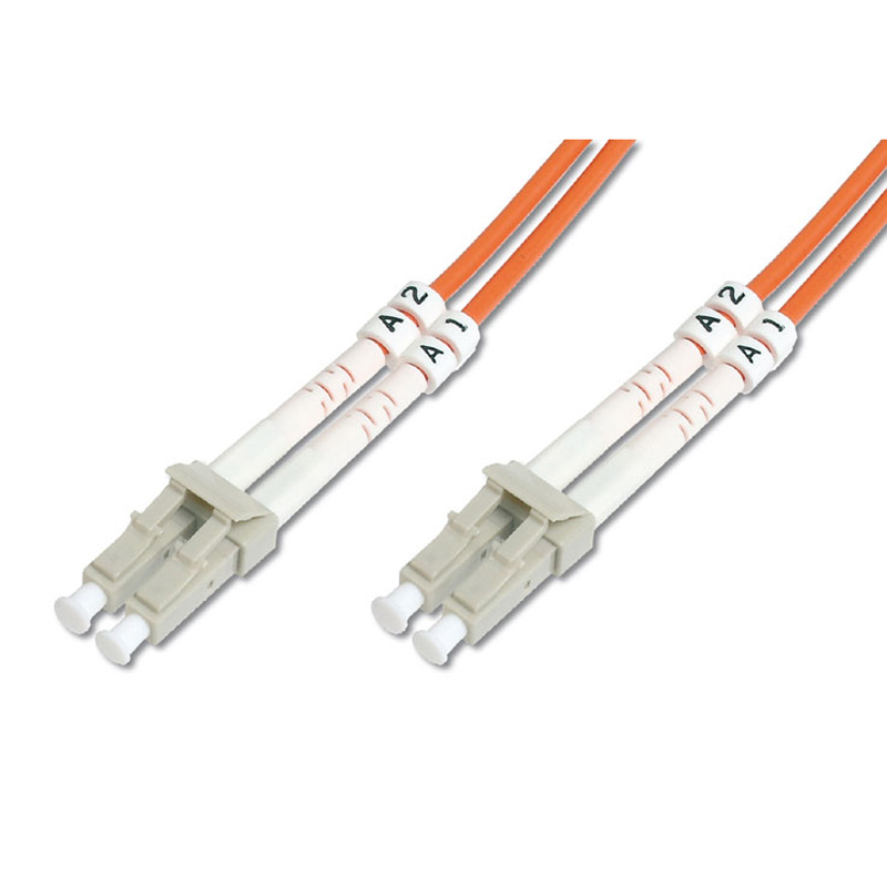 Image of FDL 2M OM2 50/125 DLX 2.8mm LC-LC FIBRE OPTIC CABLE - ORANGE