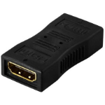 Deltaco HDMI-12 tussenstuk voor kabels HDMI 19-pin Zwart
