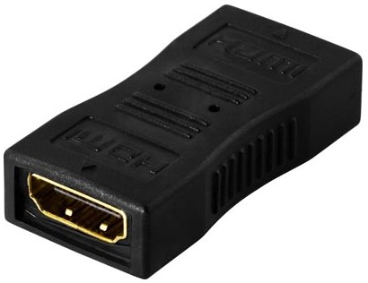 HDMI-12 DELTACO HDMI adapter, female to female, black