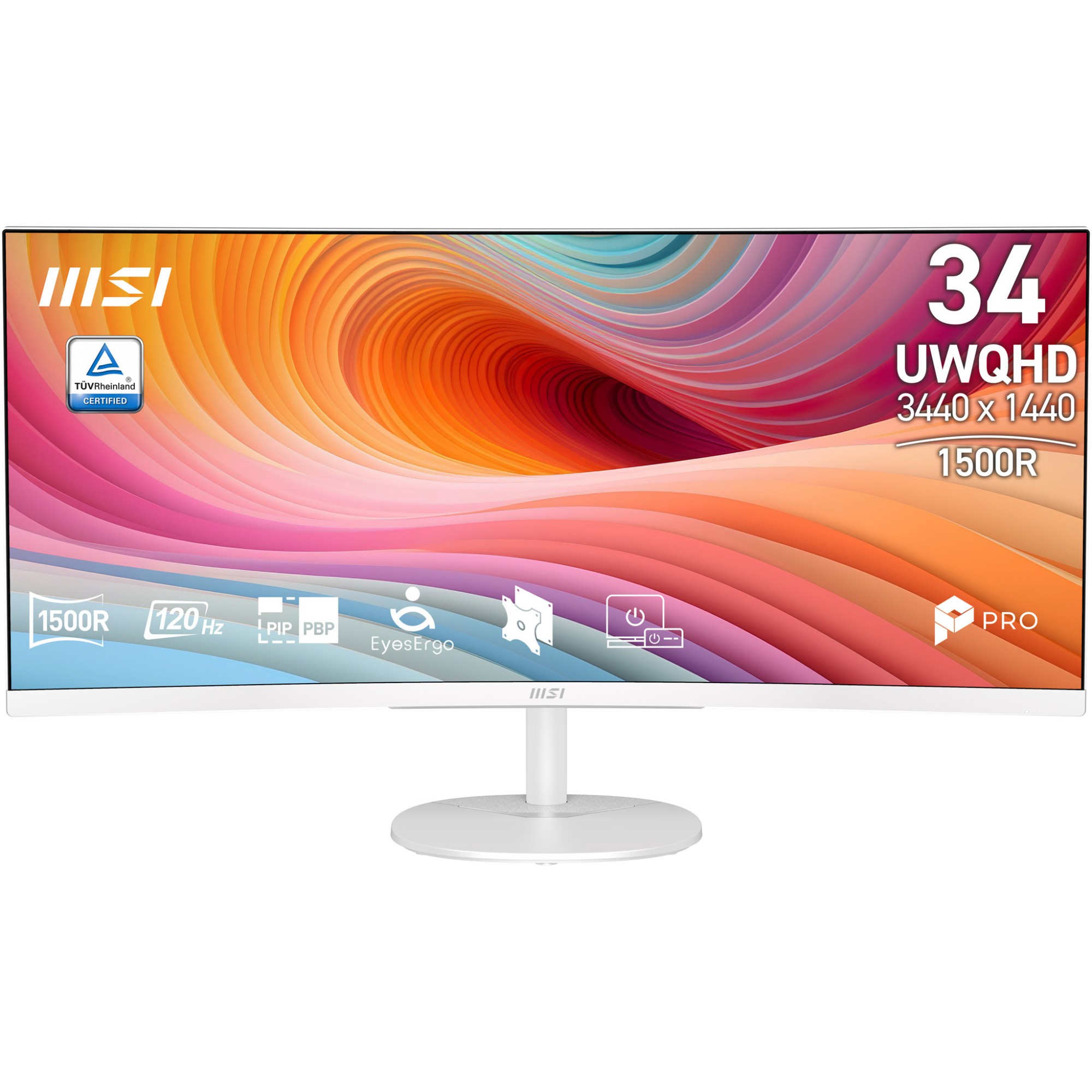 MSI Pro MP341CQW E12 computer monitor 86.4 cm (34") 3440 x 1440 p