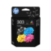 HP Paquete de 2 cartuchos de tinta Original 303 negro/tricolor
