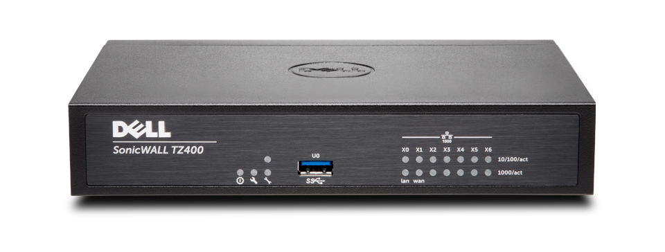 SonicWall TZ400 + TotalSecure UPG Plus 2Y hardware firewall 1300