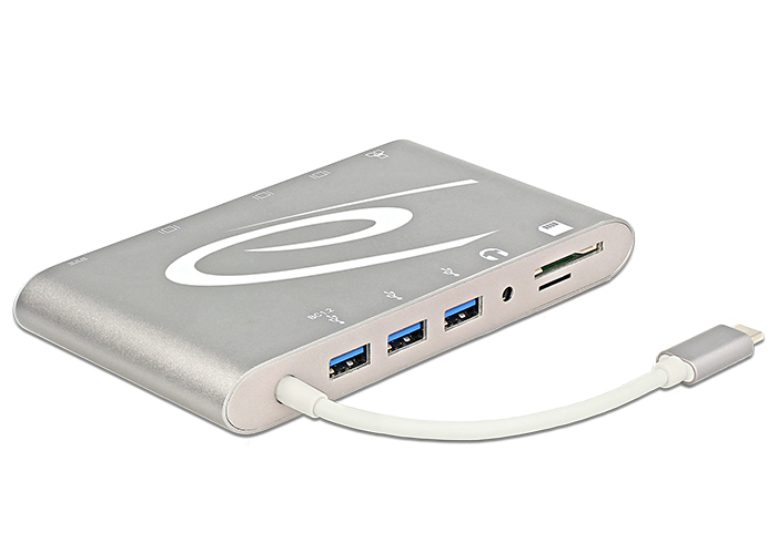 87298 DELOCK Dockingstation USB3.1 Type-C 4K