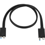 HP 3XB95AA Thunderbolt cable 0.7 m Black -