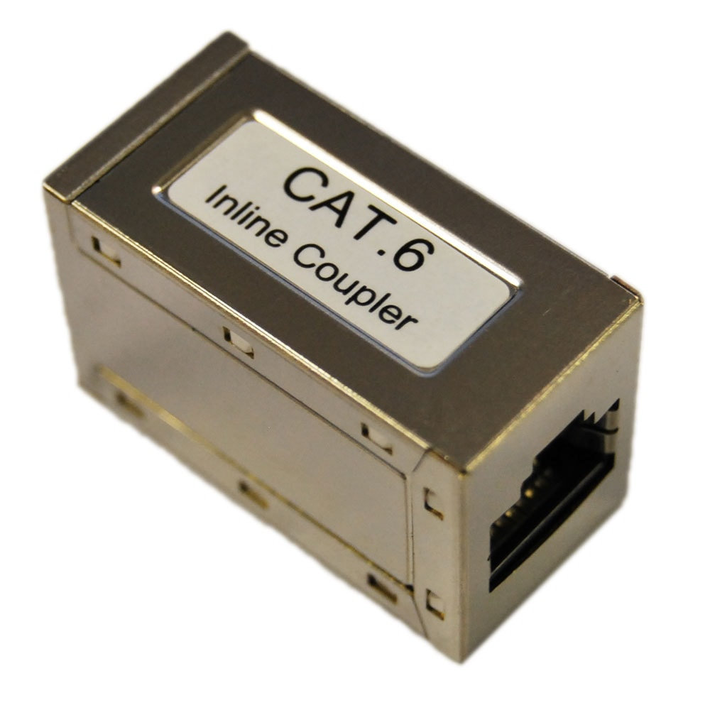 Videk Cat6 UTP RJ45 F to F Low Profile Coupler