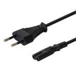 Savio CL-105 power cable Black 3 m IEC Type E (3.4 mm, 3.1 mm) IEC C7