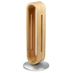 LogiLink Headphone Stand, bamboo, light brown, silver
