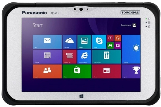 Panasonic Toughpad FZ-M1 17.8 cm (7") Intel® Core™ i5 Windows 8.1 Black, Silver