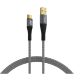 EFB Elektronik USB-AC-00003 USB-kabel USB 2.0 2 m USB A USB C Zwart, Grijs