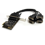 StarTech.com 4 Port RS232 PCI Express Seriële Kaart met Breakout Kabel - Vervangen door PEX4S953LP
