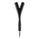 Belkin AV10093BT cable gender changer 2x3.5mm 1x3.5mm Black