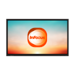 InFocus 75IN PANEL G2 MODEL D133 INF7500 75" 3840 x 2160 pixels Multi-touch Multi-user Black