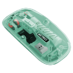 ACTECK Mouse Inalámbrico Ultra Delgado Multidispositivo Aero One MI455V / hasta 3 - 200 DPI Ajustable / 2.4 Ghz + Bluetooth 5.2 / 5 Botones / Recargable / Advanced