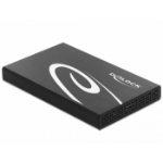 DeLOCK 42611 storage drive enclosure HDD/SSD enclosure Black, White 2.5"