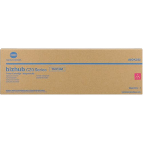 Konica Minolta A0DK353/TN-318M Toner magenta. 8K pages for KM Bizhub C