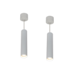 4lite High Output Dimmable 3K LED Ceiling Pendant Light - White - Pack of 2