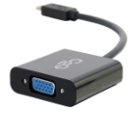 C2G USB 3.2 USB-C To VGA Video Adapter - Black