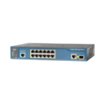 Cisco Catalyst 3560CX-12PC-S Network Switch, 12 Gigabit Ethernet (GbE) Ports, 8 PoE+ Outputs, 240W PoE Budget, two 1 G SFP and two 1 G Copper Uplinks, Enhanced Limited Lifetime Warranty (WS-C3560CX-12PC-S)