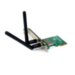 StarTech.com PCI Express Wireless N Adapter - 300 Mbps PCIe 802.11 b/g/n Network Adapter Card – 2T2R 2.2 dBi