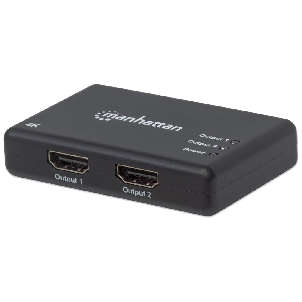 Image of Manhattan HDMI Splitter 2-Port , 4K@30Hz, Displays output from x1...