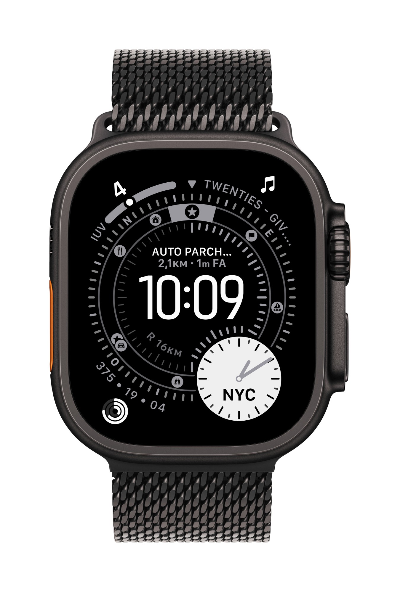 Apple MGHT4ZM/A smart wearable accessory Band Black Titanium