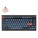 Keychron V1 Max keyboard Universal USB + RF Wireless + Bluetooth QWERTY UK English Black, Grey