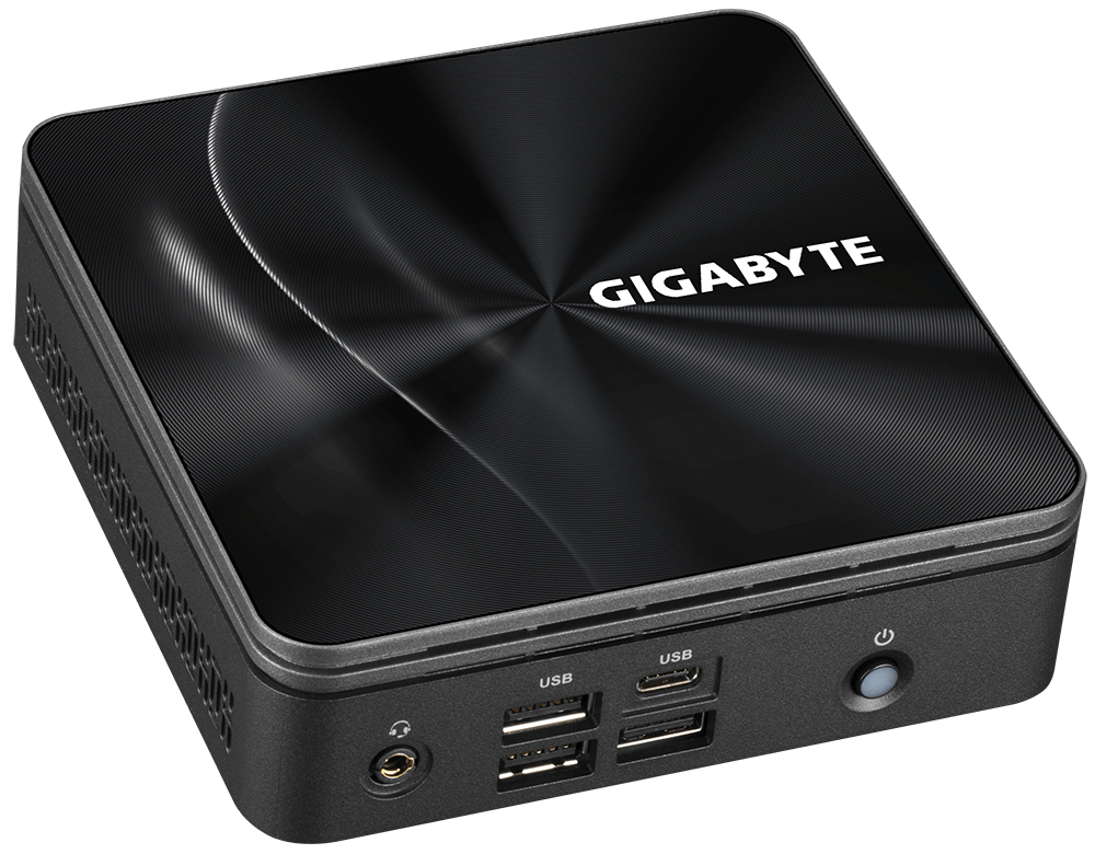 Image of Gigabyte GB-BRR3-4300 PC/workstation barebone UCFF Black 4300U 2 GHz