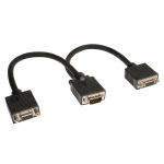 Tripp Lite P516-001 VGA cable 11.8" (0.3 m) VGA (D-Sub) 2 x VGA (D-Sub) Black