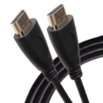 Maplin HDMI to HDMI 4K Ultra HD Cable with Gold Connectors - Black, 5m