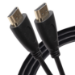 Maplin HDMI to HDMI 4K Ultra HD Cable with Gold Connectors - Black, 5m