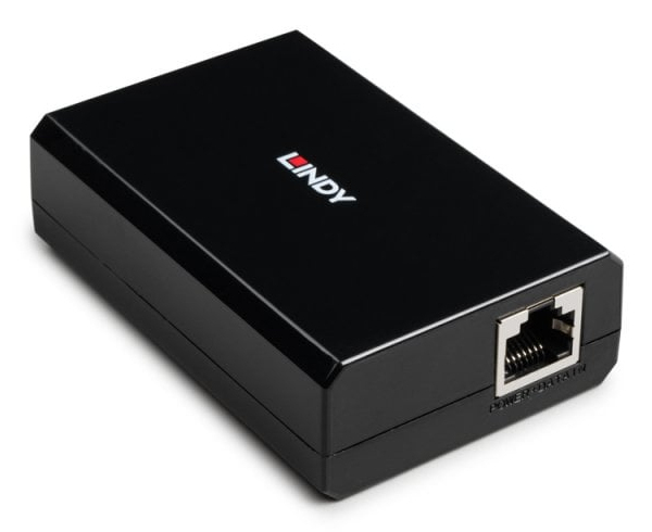 Lindy 73474 network splitter Power over Ethernet (PoE) Black