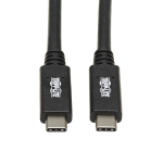 Tripp Lite U420-20N-G2-5A USB cable 19.7" (0.5 m) USB 3.2 Gen 2 (3.1 Gen 2) USB C Black