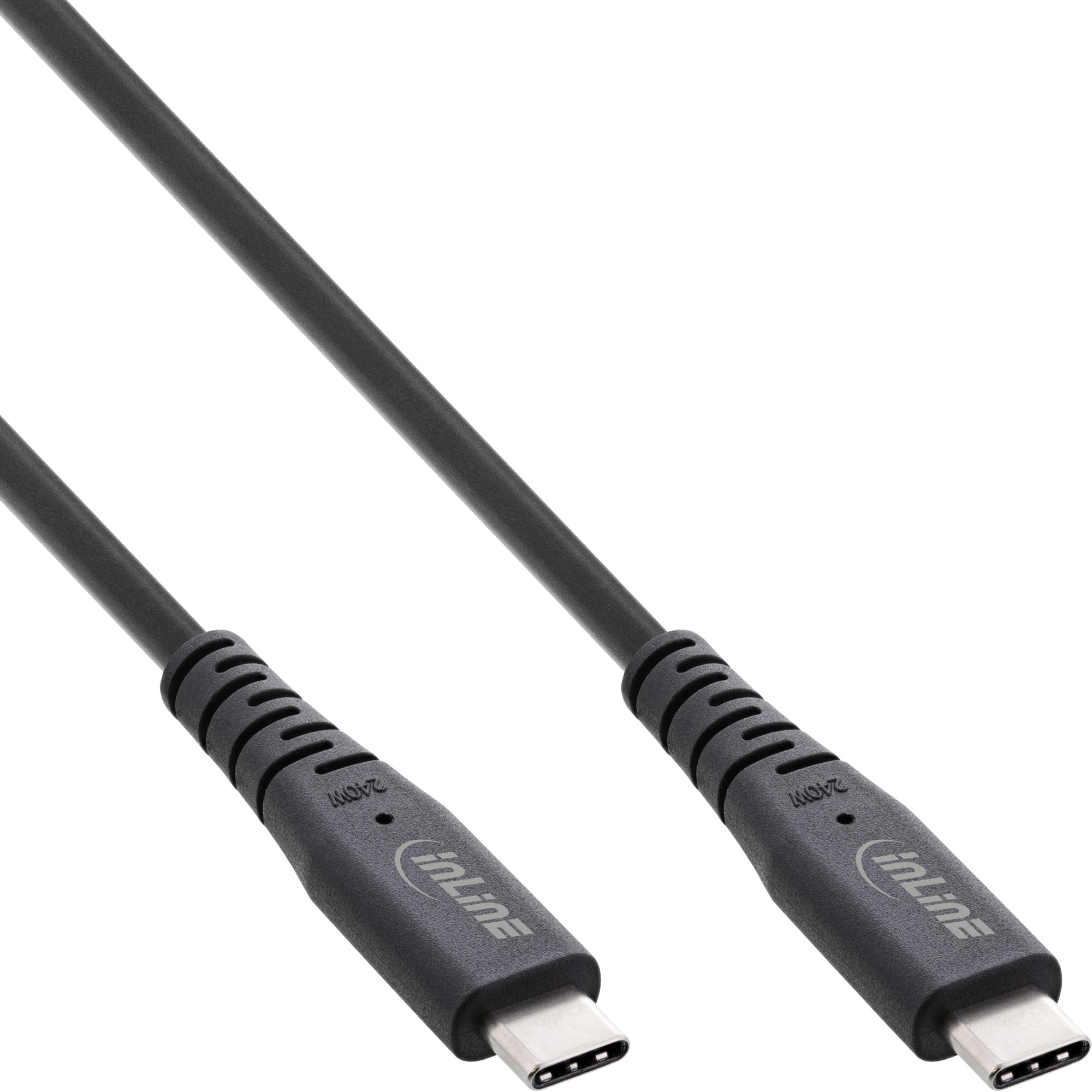 35902I INLINE INC USB4 Kabel - USB-C ST/ST - PD 240W - 8K60Hz - TPE schwarz - 2m
