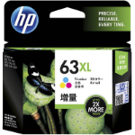 HP 63XL TRI COLOUR INK CARTRIDGE HIGH YIELD